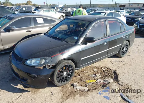 2004 Honda Civic Ex from USA, damaged, VIN 2HGES26734H611126